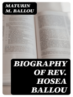 Biography of Rev. Hosea Ballou