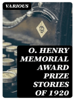 O. Henry Memorial Award Prize Stories of 1920