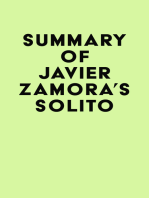 Summary of Javier Zamora's Solito