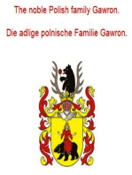 The noble Polish family Gawron. Die adlige polnische Familie Gawron.