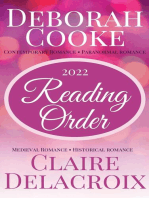 Reading Order for Deborah Cooke's Contemporary Romances and Paranormal Romances, and Claire Delacroix's Medieval Romances