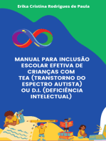 Manual Para Inclusão Escolar Efetiva De Crianças Com Tea (transtorno Do Espectro Autista) Ou D.i. (deficiência Intelectual)