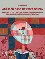 Abrir en caso de emergencia (Matemática): Propuestas y actividades inspiradoras para volver a pensar la enseñanza de las matemáticas