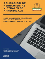 Aplicación de herramientas virtuales de aprendizaje: Caso universidad politécnica estatal del Carchi comparativo año 2013 - 2017