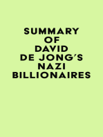 Summary of David De Jong's Nazi Billionaires