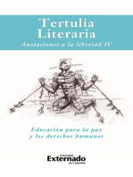 Tertulia literaria: Anotaciones a la libertad IV.