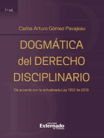 Dogmática del Derecho Disciplinario 7ta edición
