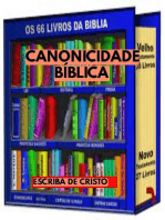 CANONICIDADE BÍBLICA: BIBLIOLOGIA