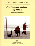 Autobiografías ajenas: Poéticas a posteriori