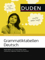 Grammatiktabellen Deutsch