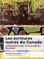 Les écritures noires du Canada: L'Atlantique noir et la présence du passé