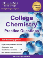 College Chemistry Practice Questions