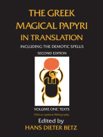 The Greek Magical Papyri in Translation, Including the Demotic Spells, Volume 1: Texts