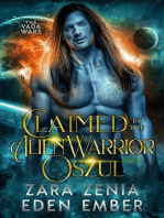 Claimed By The Alien Warrior Oszul: The Vada Wars, #1