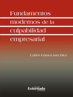 Fundamentos modernos de la culpabilidad empresarial