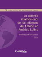 La defensa internacional de los intereses del Estado en América Latina