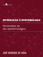 Introdução à epistemologia: Dimensões do ato epistemológico