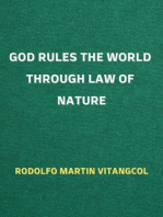 God Rules the World through Law of Nature