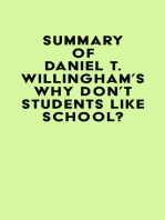 Summary of Daniel T. Willingham's Why Don't Students Like School?