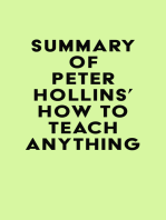 Summary of Peter Hollins's How to Teach Anything