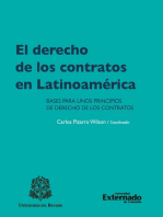 El derecho de los contratos en latinoamerica. bases para unos principios de derecho de los contratos