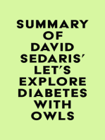 Summary of David Sedaris's Let's Explore Diabetes with Owls