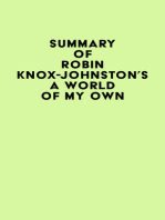 Summary of Robin Knox-Johnston's A World of My Own