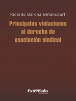 Principales violaciones al derecho de asociación sindical