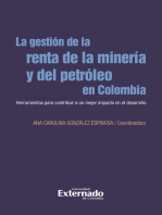 La gestión de la renta de la minería y el petróleo en Colombia