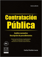 Contratación pública: Análisis normativo descripción de procedimientos
