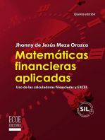 Matemáticas financieras aplicadas: Uso de las calculadoras financieras y excel - 5ta edición