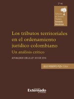 Los tributos territoriales en el ordenamiento jurídico colombiano