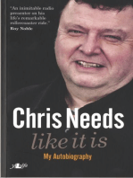 Chris Needs – like It Is, My Autobiography