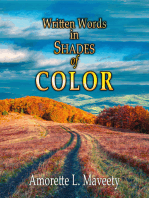 Written Words in Shades of Color
