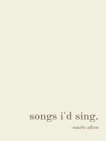 songs i'd sing.
