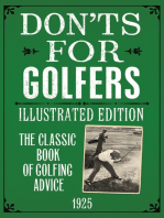 Don'ts for Golfers