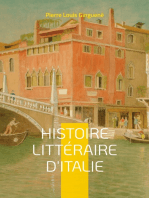 Histoire Littéraire D'italie