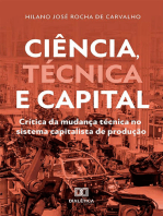 Ciência, Técnica e Capital:  crítica da mudança técnica no sistema capitalista de produção