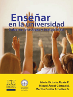 Enseñar en la universidad: saberes, prácticas y textualidad