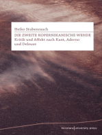 Die zweite Kopernikanische Wende: Kritik und Affekt nach Kant, Adorno und Deleuze