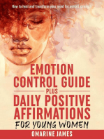 Emotion control guide plus daily positive affirmations for young women