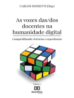 As vozes das/dos docentes na humanidade digital: compartilhando vivências e experiências