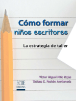 Cómo formar niños escritores