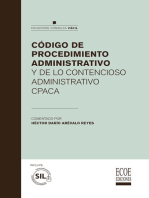 Código de procedimiento administrativo y de lo contencioso administrativo