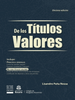 De los títulos valores - 10ma edición