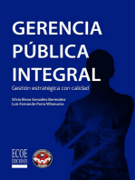 Gerencia pública integral: Gestión estratégica con calidad