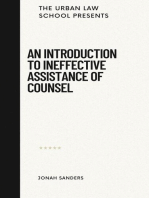 An Introduction To Ineffective Assistance of Counsel