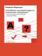 Schriftliche Ausarbeitungen in technischen Disziplinen: - unter besonderer Beachtung der Fachzeitschriften