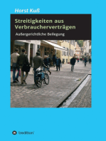 Streitigkeiten aus Verbraucherverträgen: Außergerichtliche Beilegung