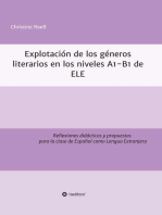 Explotación de géneros literarios en los niveles A1-B1 de ELE: Reflexiones didácticas y propuestas  para la clase de Español como Lengua Extranjera